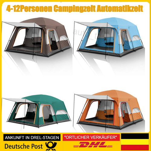 Personen campingzelt - 4-12,