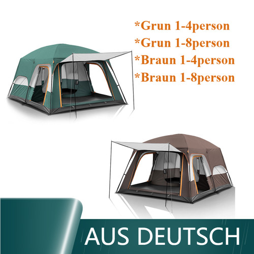 Personen campingzelt - 4-12,