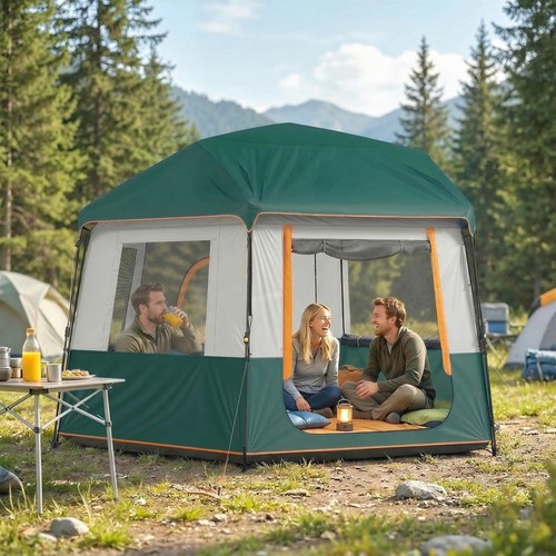 Outsunny campingzelt für 6 - outsunny,