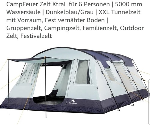 Campfeuer xtral tunnelzelt - xtral, 6